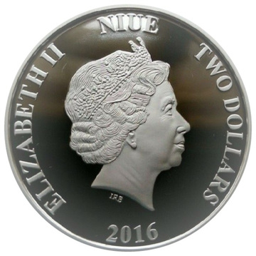 2016 2 Dollars – Elizabeth II (Year of the Monkey)