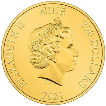 2021 250 Dollars – Elizabeth II (Black Turtle)