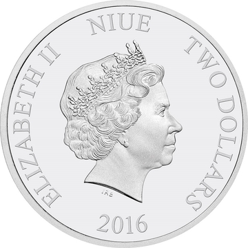 2016 2 Dollars – Elizabeth II (Dr John Watson)