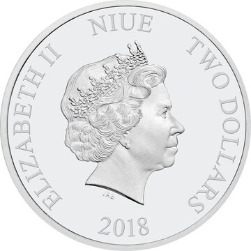 2018 2 Dollars – Elizabeth II (Space Invaders)
