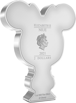 2021 2 Dollars – Elizabeth II (Minnie Mouse)