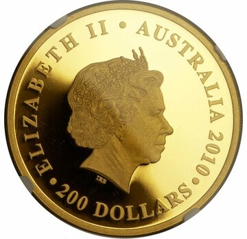 2010 200 Dollars – Elizabeth II (4th Portrait – Koala – Gold Bullion Coin)