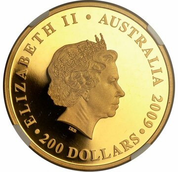 2009 200 Dollars – Elizabeth II (4th Portrait – Koala – Gold Bullion Coin)