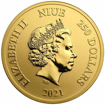 2021 250 Dollars – Elizabeth II (Mickey and Goofy)
