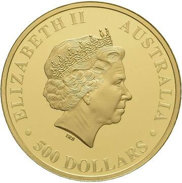 2017 500 Dollars – Elizabeth II (4th Portrait – Australian Stock Horse – Gold Bullion Coin)