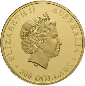 2018 500 Dollars – Elizabeth II (4th Portrait – Australian Stock Horse – Gold Bullion Coin)