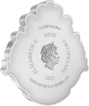 2021 2 Dollars – Elizabeth II (Hogwarts Crest)