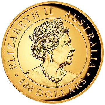 2021 100 Dollars – Elizabeth II (6th Portrait – Koala – Gold Proof High Relief)
