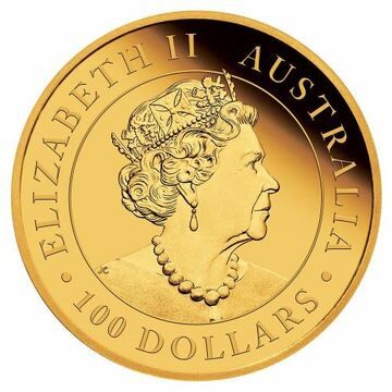 2021 100 Dollars – Elizabeth II (6th Portrait – Dragon)