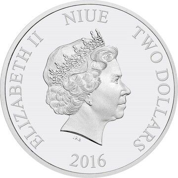 2016 2 Dollars – Elizabeth II (Minotaur)