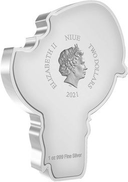2021 2 Dollars – Elizabeth II (Gingerbread Man)