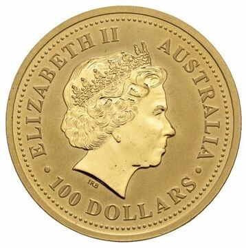 2004 100 Dollars – Elizabeth II (4th Portrait – Kangaroo – Gold Bullion Coin)