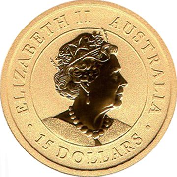 2022 15 Dollars – Elizabeth II (6th Portrait – Kangaroo – Gold Bullion Coin)
