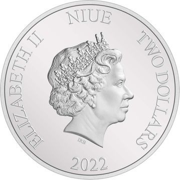 2022 2 Dollars – Elizabeth II (Golden Snitch)