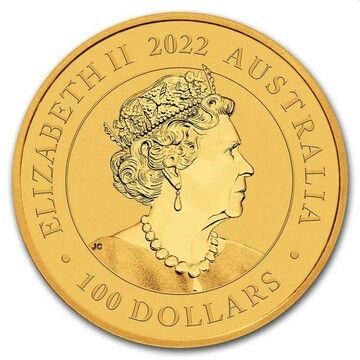 2022 100 Dollars – Elizabeth II (6th Portrait – Australian Swan – Gold Bullion)