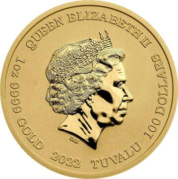 2022 100 Dollars – Elizabeth II (The Rising Sun)