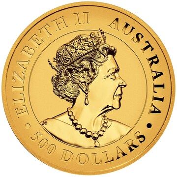 2022 500 Dollars – Elizabeth II (6th Portrait – Australian Wedge-Tailed Eagle – Gold Bullion Coin)