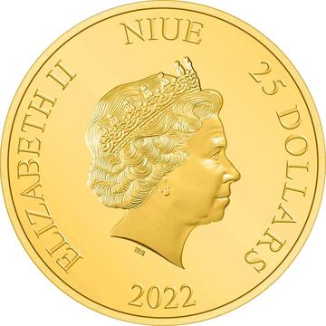 2022 25 Dollars – Elizabeth II (Aquaman)