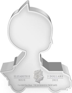 2022 5 Dollars – Elizabeth II (Batman and Batmobile)