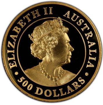 2020 500 Dollars – Elizabeth II (6th Portrait – Australian Wedge-tailed Eagle – Gold Bullion Coin)