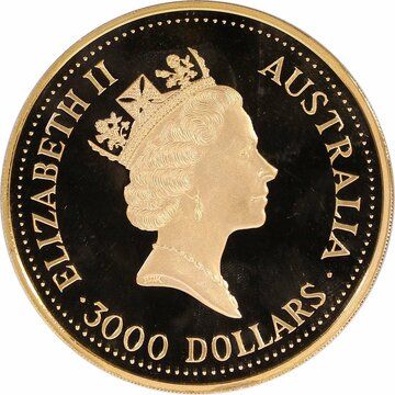 1993 3000 Dollars – Elizabeth II (3rd Portrait – Australian Nugget – Gold Bullion Coin)