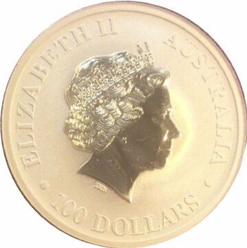 2011 100 Dollars – Elizabeth II (4th Portrait – Kangaroo – Gold Bullion Coin)