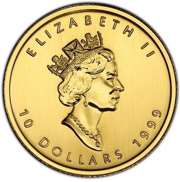 1999 10 Dollars – Elizabeth II (Fractional)