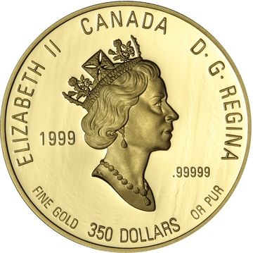 1999 350 Dollars – Elizabeth II (Lady’s slipper)