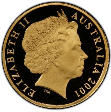 2001-2019 20 Cents – Elizabeth II (4th Portrait – Platypus – Gold Proof)