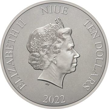 2022 10 Dollars – Elizabeth II (Mount Doom)