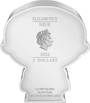 2022 2 Dollars – Elizabeth II (Black Adam)