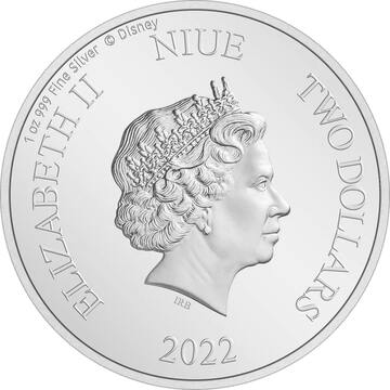 2022 2 Dollars – Elizabeth II (101 Dalmatians: Plantation)