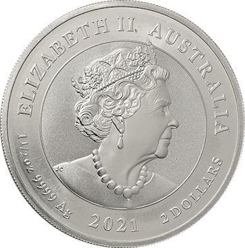 2 Dollars – Elizabeth II (6th Portrait – Australian Platypus)