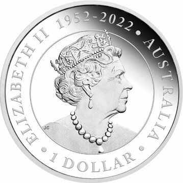 1 Dollar – Elizabeth II (6th Portrait; In the name of – Happy Birthday – Silver Proof)