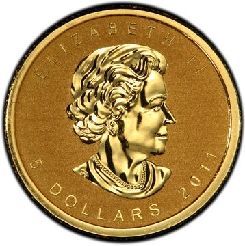 2011 5 Dollars – Elizabeth II (Royal Canadian Mint Refinery)