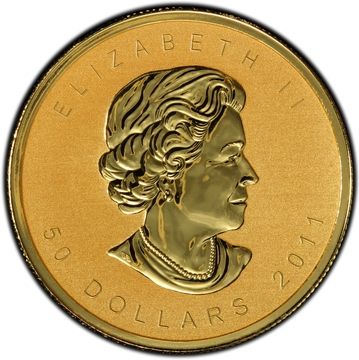 2011 50 Dollars – Elizabeth II (Royal Canadian Mint Refinery)