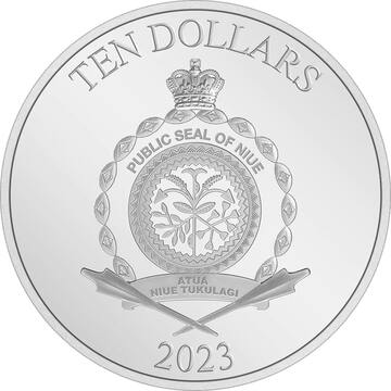 2023 10 Dollars – Charles III (Luke Skywalker)