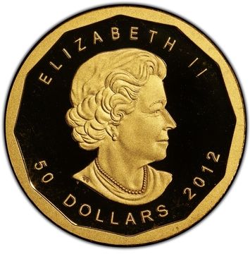 2012 50 Dollars – Elizabeth II (Fractional)