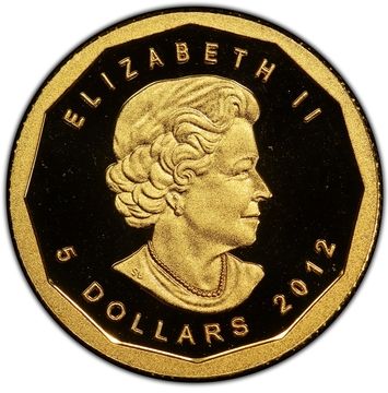 2012 5 Dollars – Elizabeth II (Fractional)
