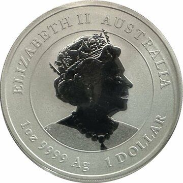 1 Dollar – Elizabeth II (6th Portrait; Posthumous – Year of the Rabbit – Gilded)