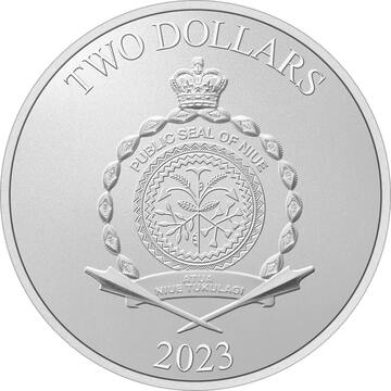 2023 2 Dollars – Charles III (Year of the Rabbit)