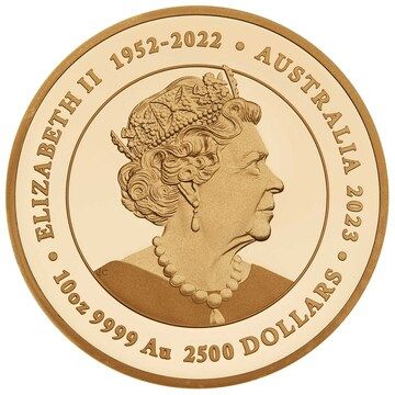 2023 2500 Dollars – Elizabeth II (6th Portrait; In the name of – Jewelled Snake – Gold Proof)