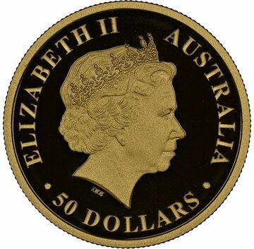 2009 50 Dollars – Elizabeth II (4th Portrait – Echidna – Gold Bullion Coin)