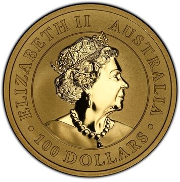 2020 100 Dollars – Elizabeth II (6th Portrait – Hand of Faith Nugget)