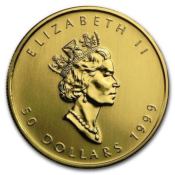 1999 50 Dollars – Elizabeth II (Fractional)