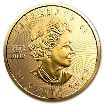 2023 50 Cents (In the name of Elizabeth II; GML Bullion Coinage)