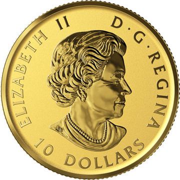 2021 10 Dollars – Elizabeth II (Great-Horned Owl)