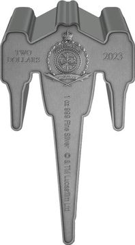 2023 2 Dollars – Charles III (Mandalorian N-1 Starfighter)