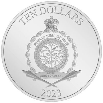 2023 10 Dollars – Charles III (Leia Organa)