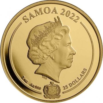 2022 25 Dollars – Elizabeth II (Daffy Duck)